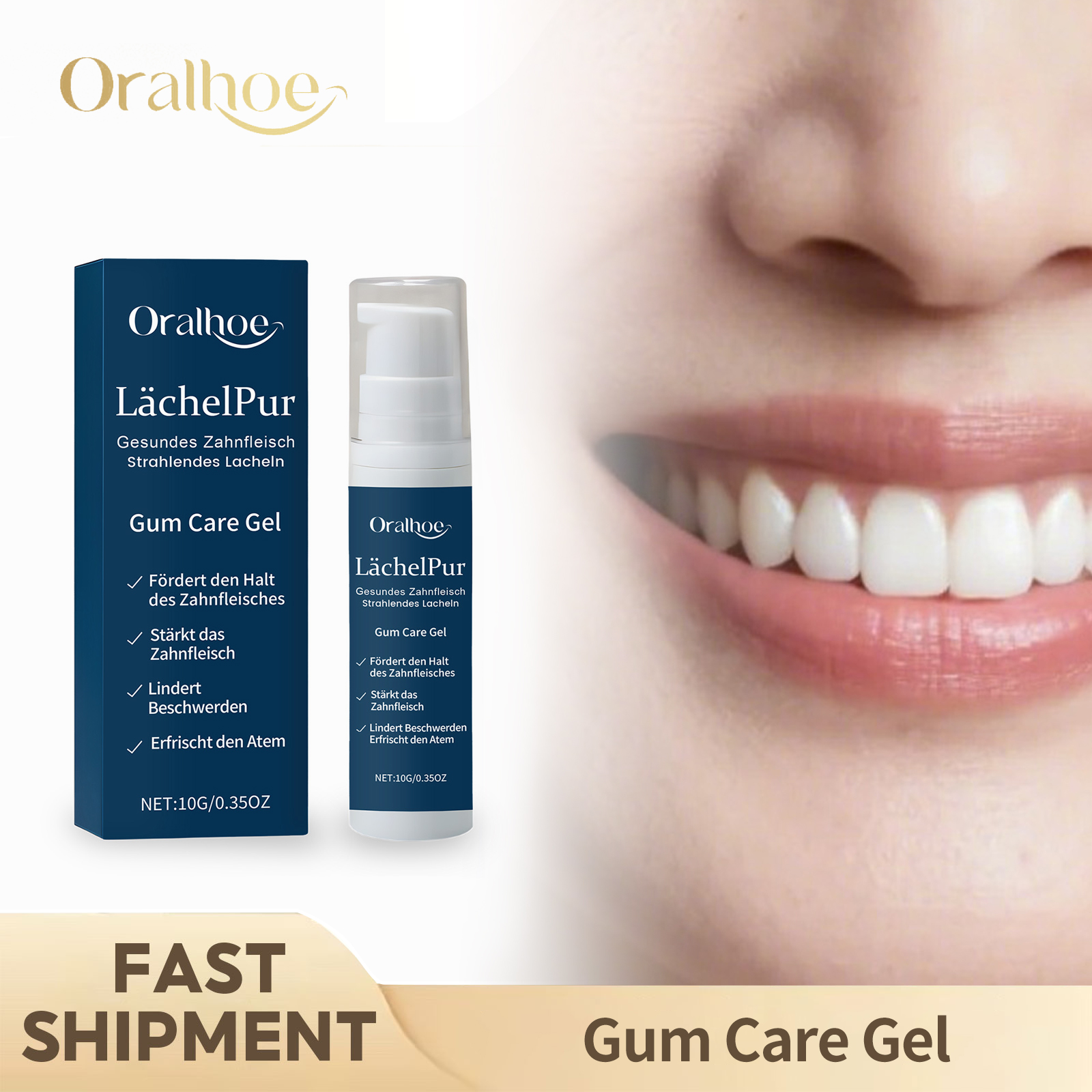 Teeth Whitening Hydrogen Peroxide - Gum Repair Care Gel Relieve Receding