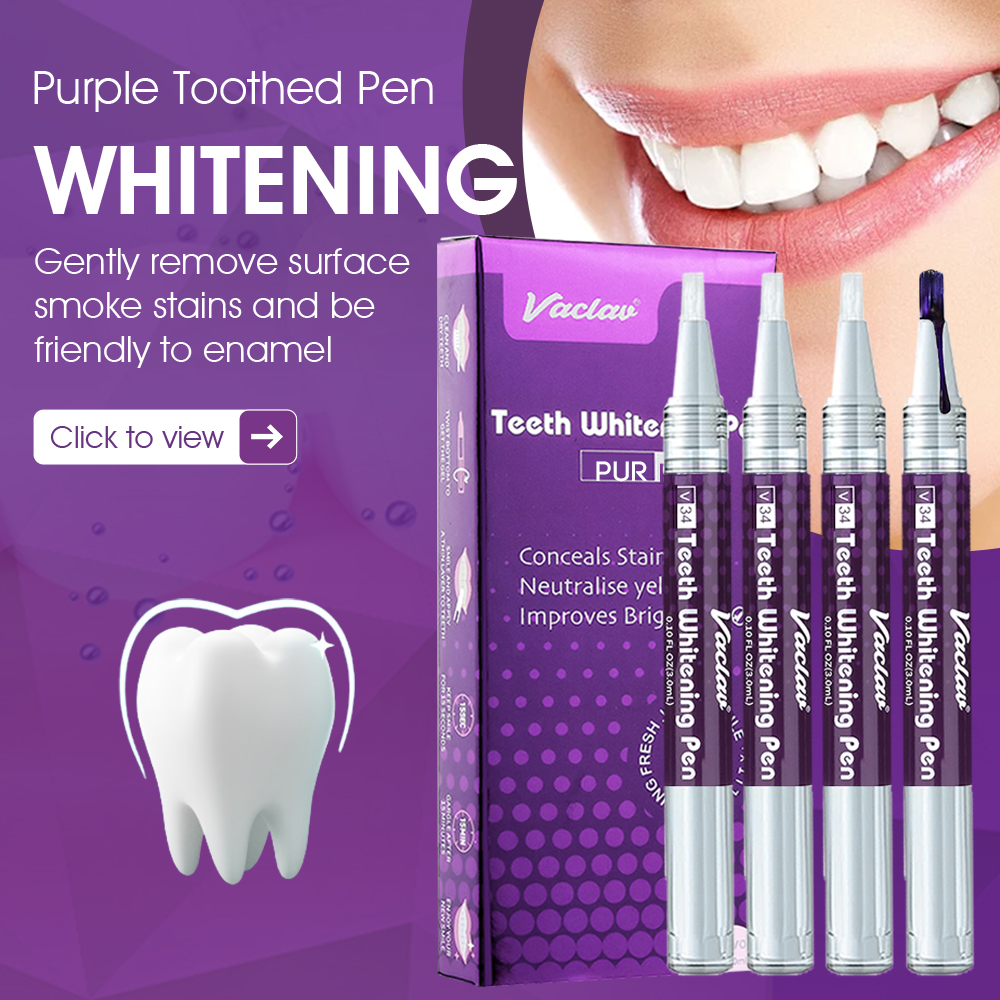 Teeth Whitening Hydrogen Peroxide - Vaclav V34 Purple teeth whitening gel