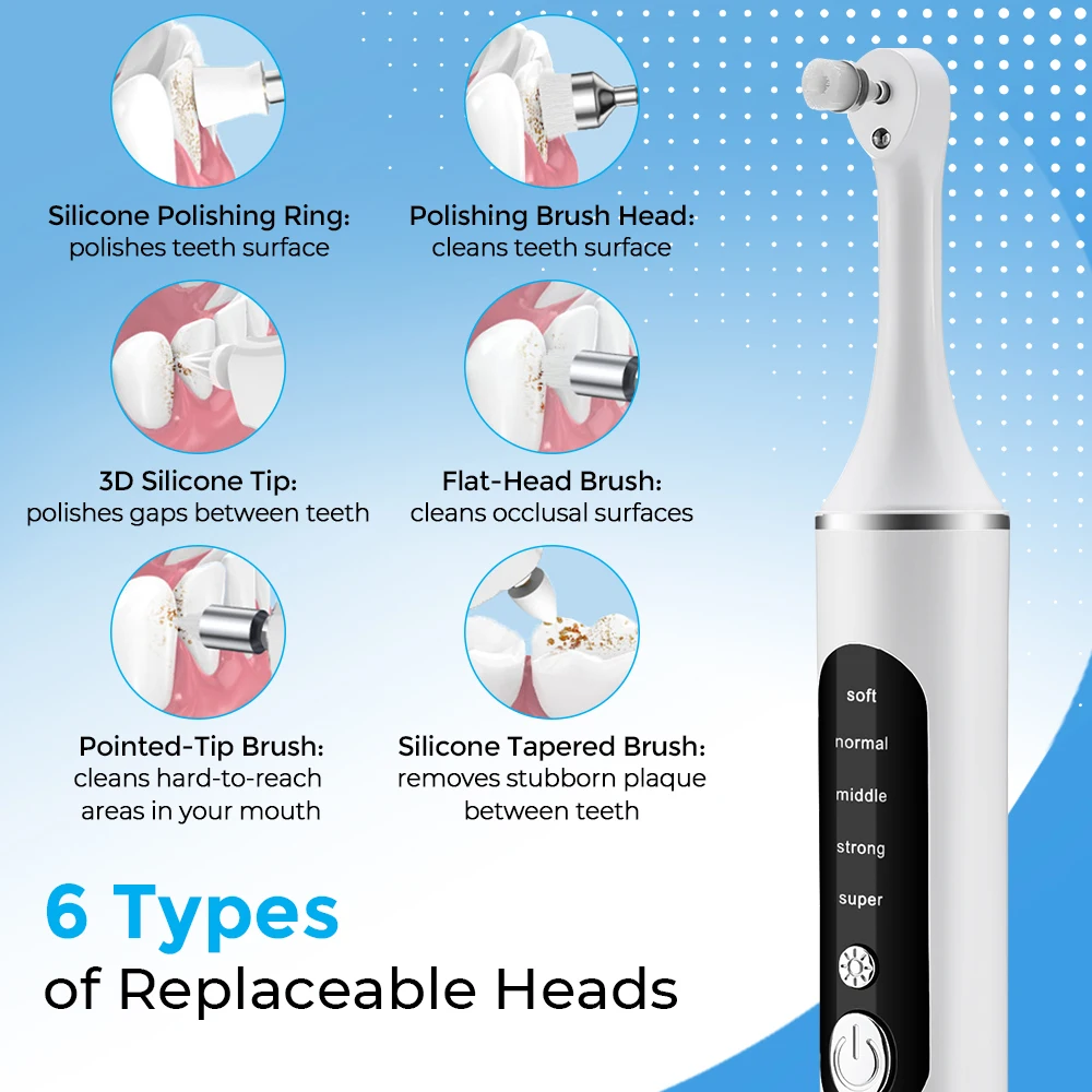 Electric Tooth Polisher Teeth  - Teeth Whitening Toothbrush reseña y precio