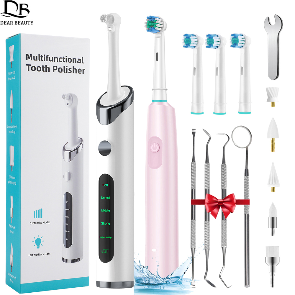 Electric Tooth Polisher Dental - Teeth Whitening Toothbrush reseña y precio