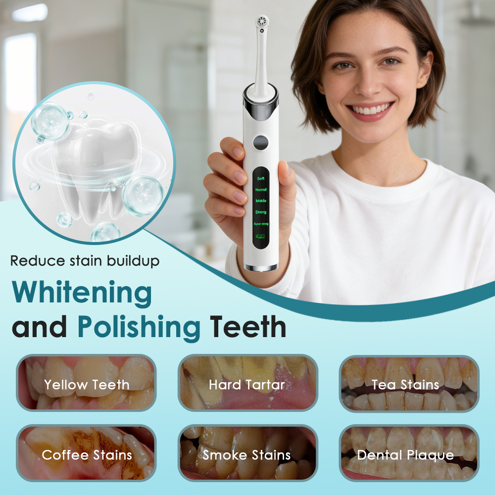 Electric Tooth Polisher Dental - Teeth Whitening Toothbrush reseña y precio