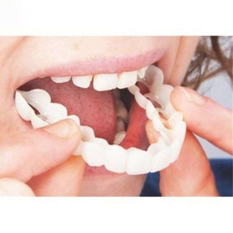 Perfect Fit False Teeth Cover  - Teeth Whitening Veneers reseña y precio