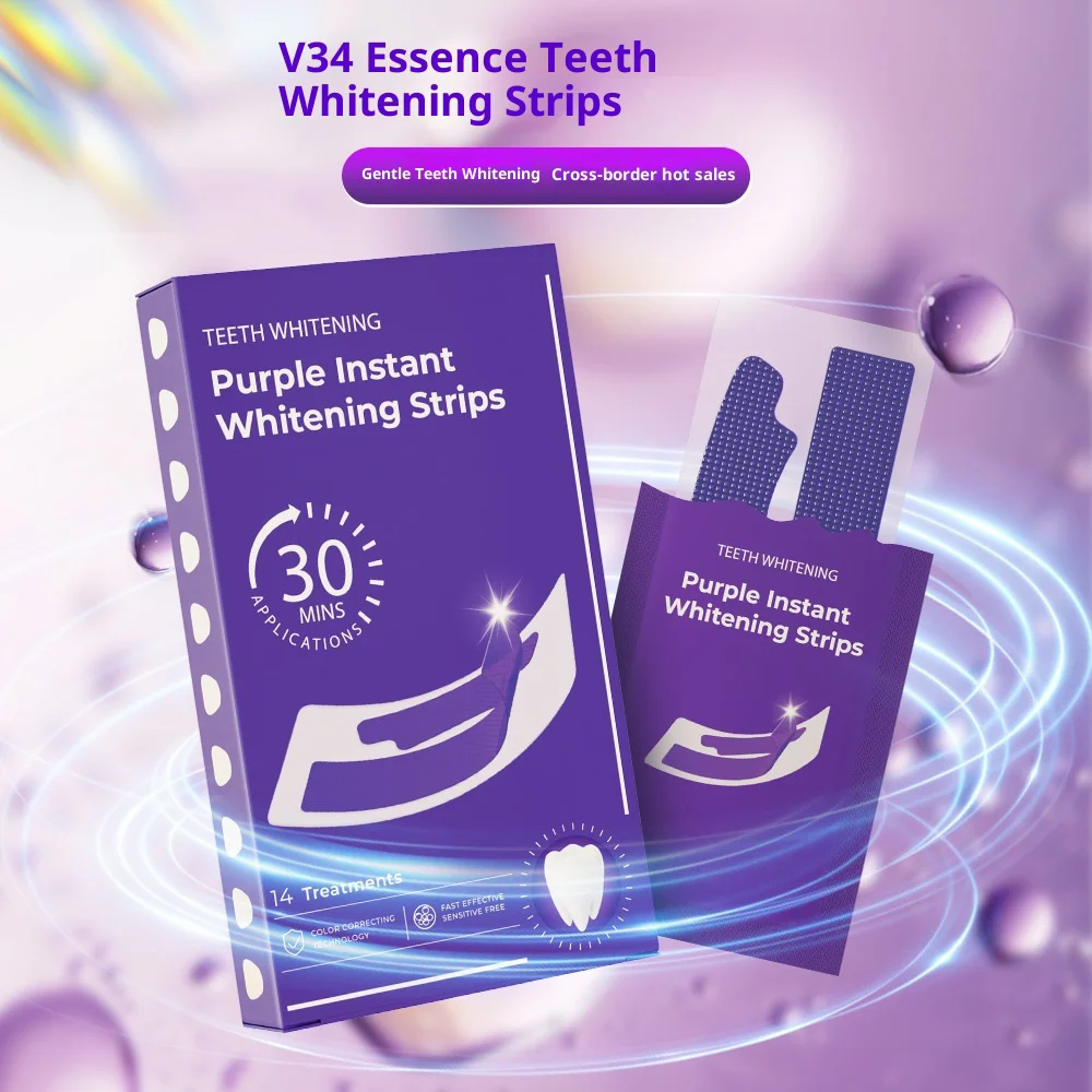 Purple Teeth Whitening Strip N - Teeth Whitening Fast reseña y precio