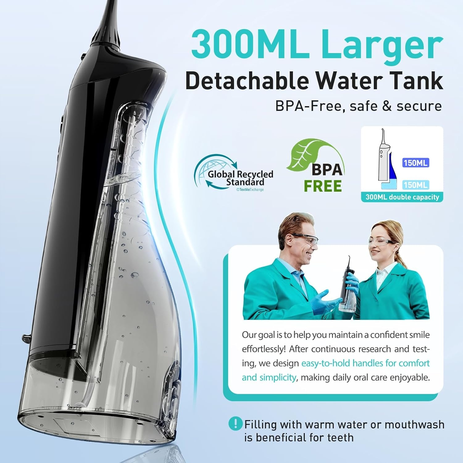 Water Dental Flosser C20F5020E - Water Flosser Cordless reseña y precio