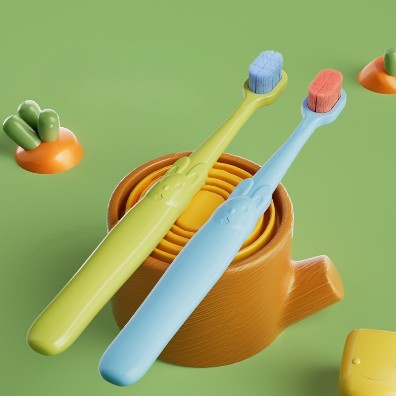 Cute Rabbit Shaped Children To - Teeth Whitening Toothbrush reseña y precio