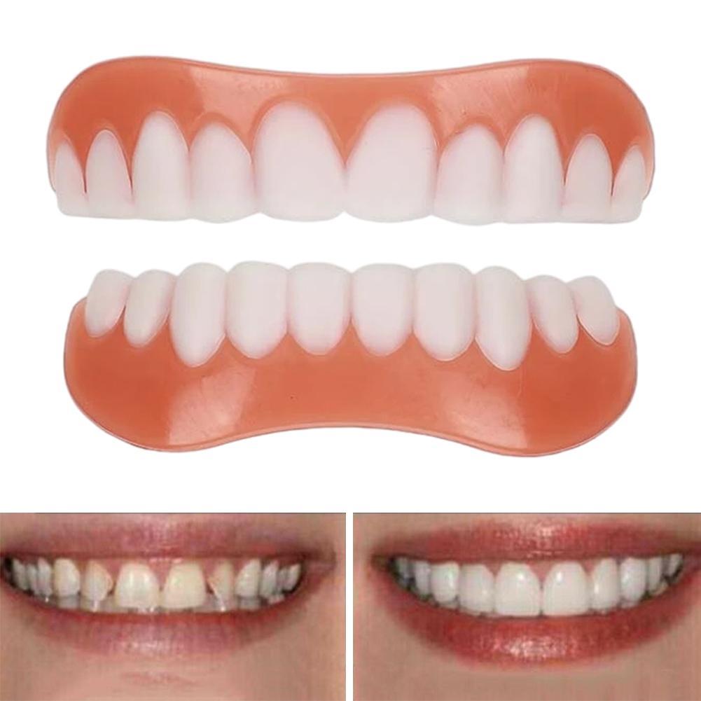 New False Teeth Silicone Upper - Teeth Whitening Veneers reseña y precio
