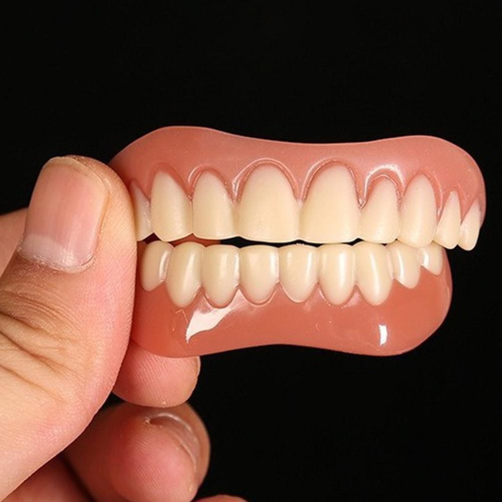 New False Teeth Silicone Upper - Teeth Whitening Veneers reseña y precio