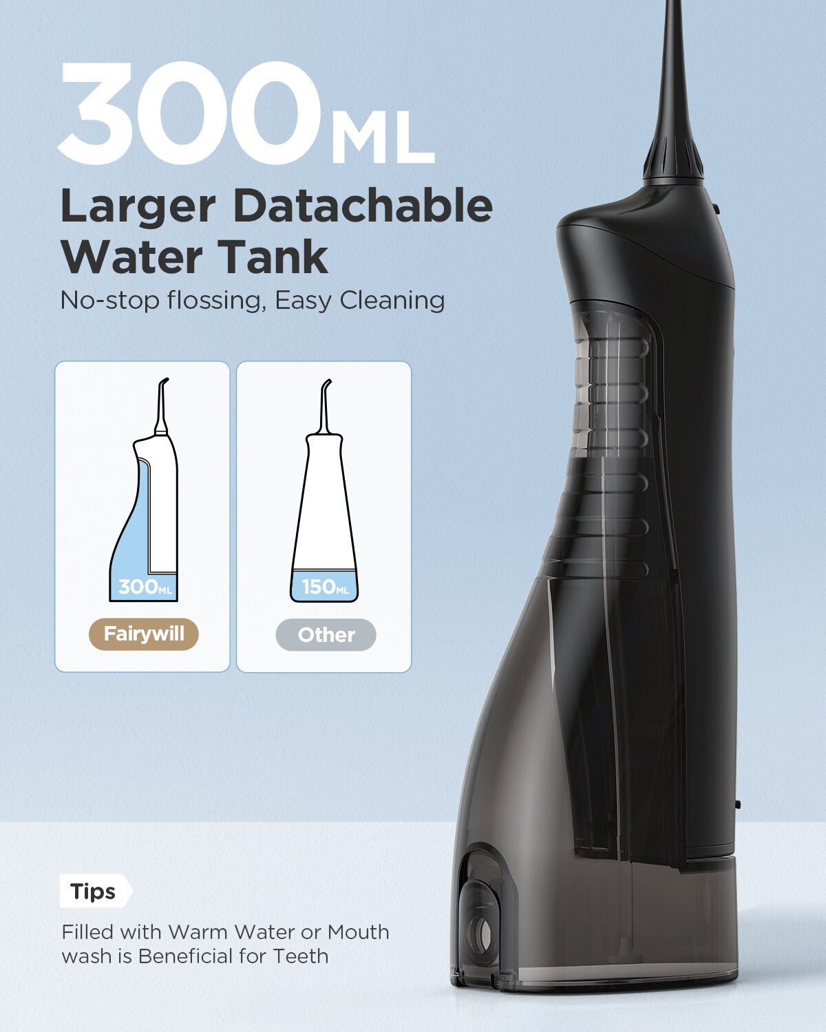 Fairywill Water Flossers Oral  - Water Flosser Cordless reseña y precio