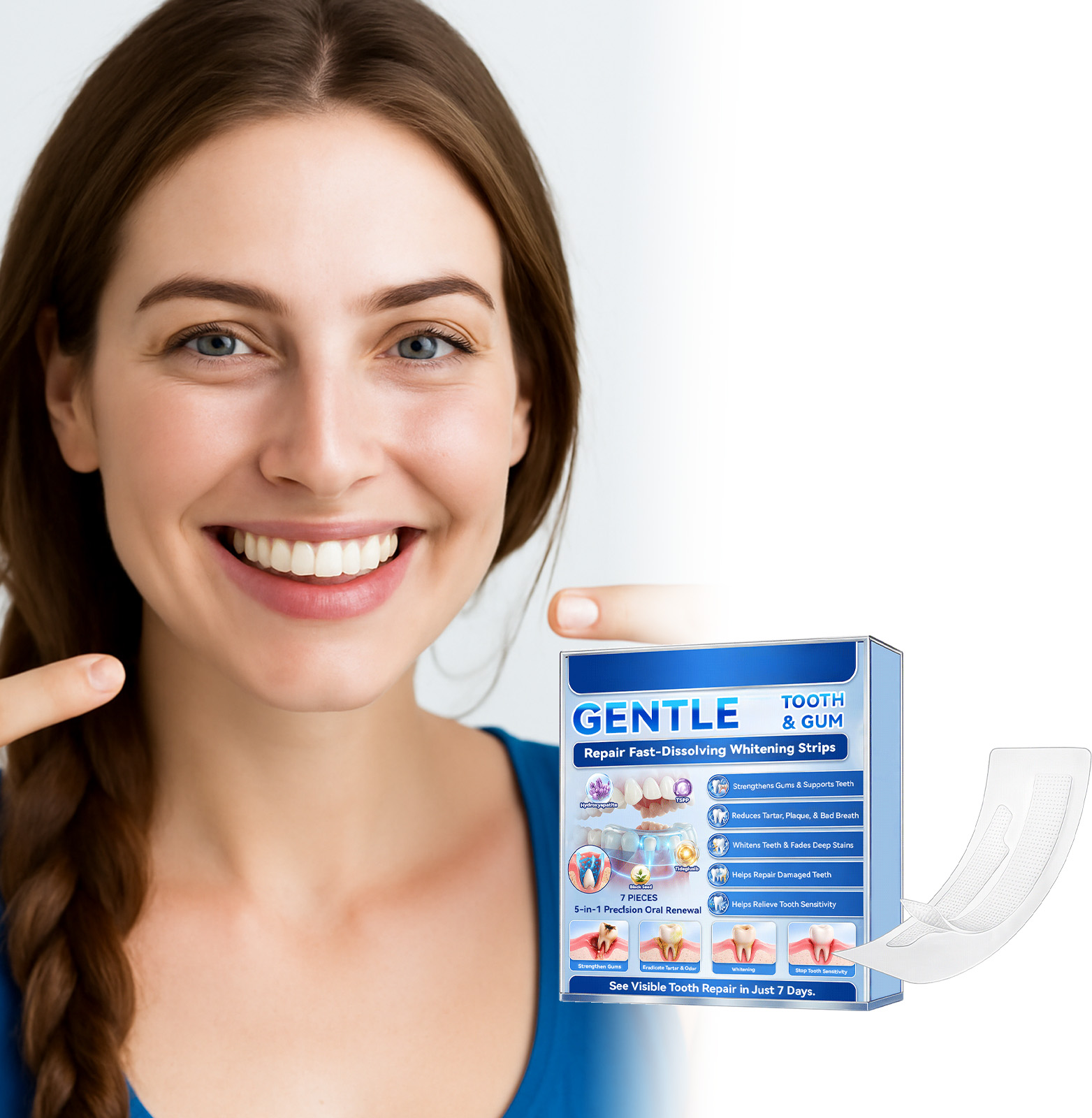 Teeth Whitening Strips Fast Re - Teeth Whitening Fast reseña y precio