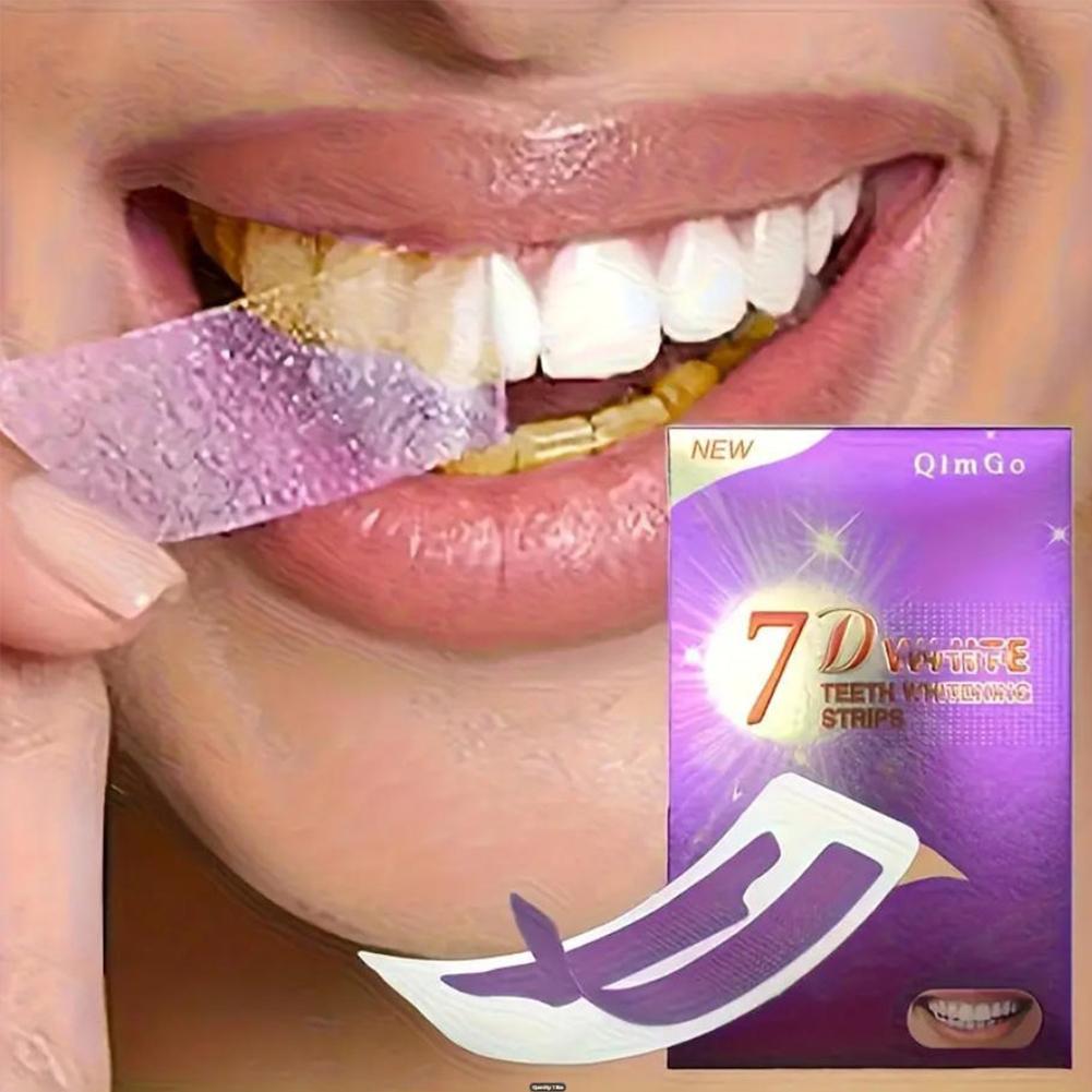 Purple Teeth Whitening Strips  - Teeth Whitening Fast reseña y precio