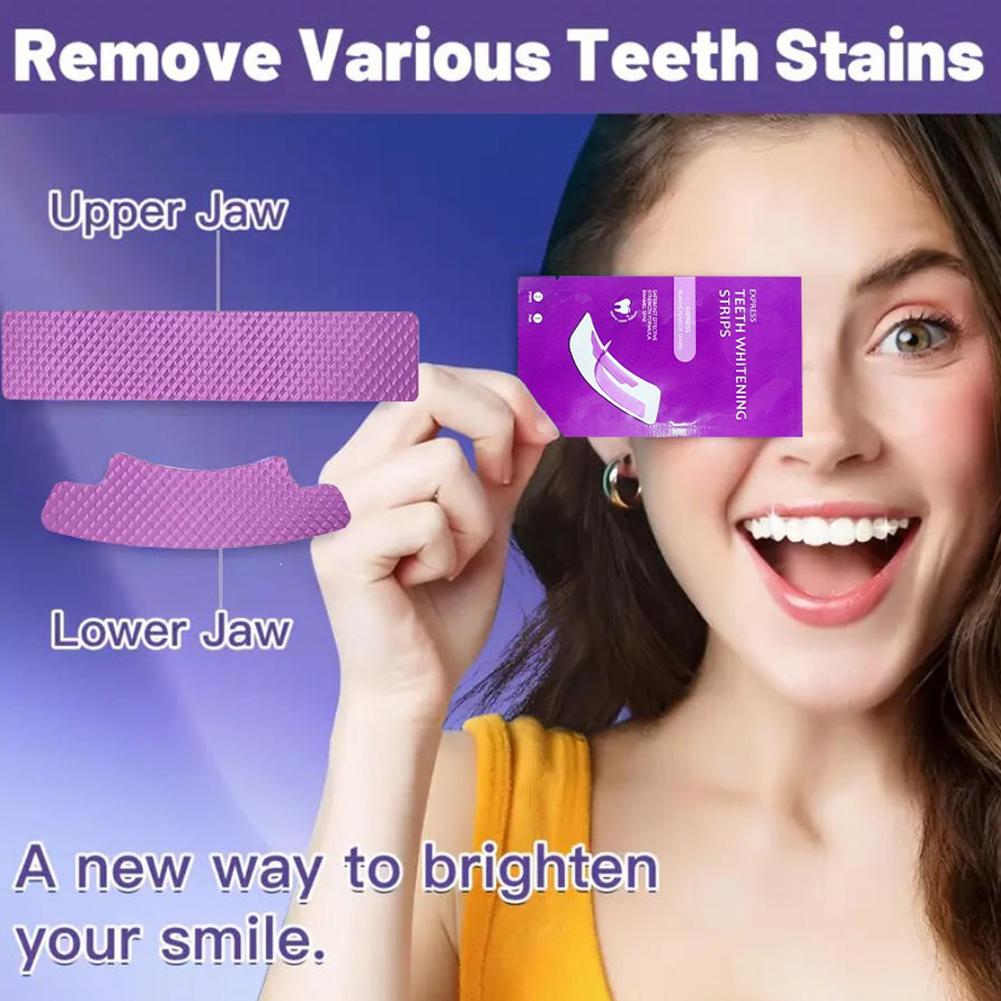 Purple Teeth Whitening Strips  - Teeth Whitening Fast reseña y precio