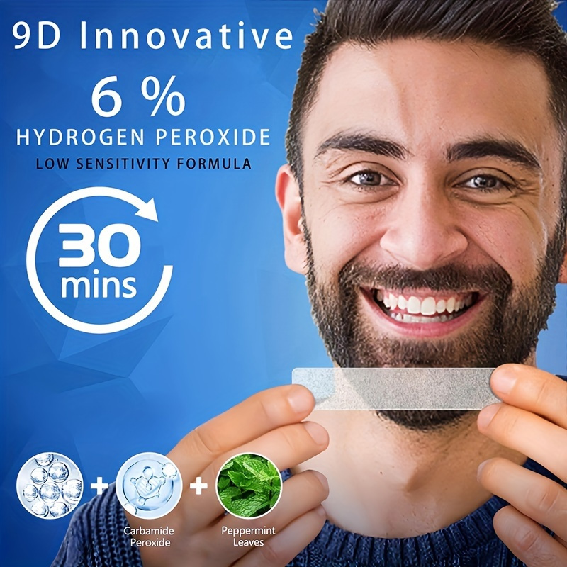 21 Pairs of 9D Aurany White Te - Teeth Whitening Hydrogen Peroxide reseña y precio