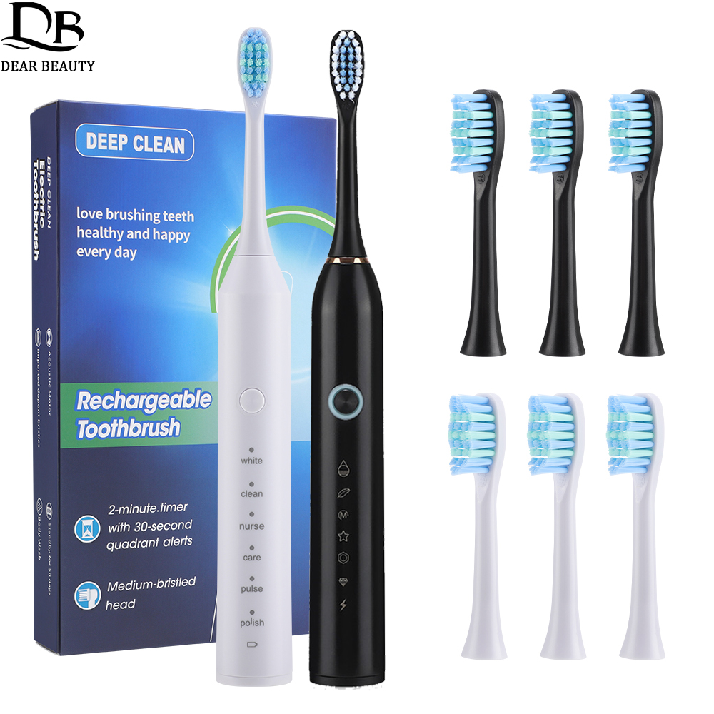 Rechargeable Electric Toothbru - Teeth Whitening Toothbrush reseña y precio