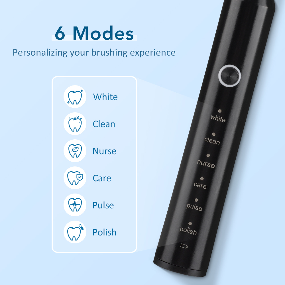 Rechargeable Electric Toothbru - Teeth Whitening Toothbrush reseña y precio