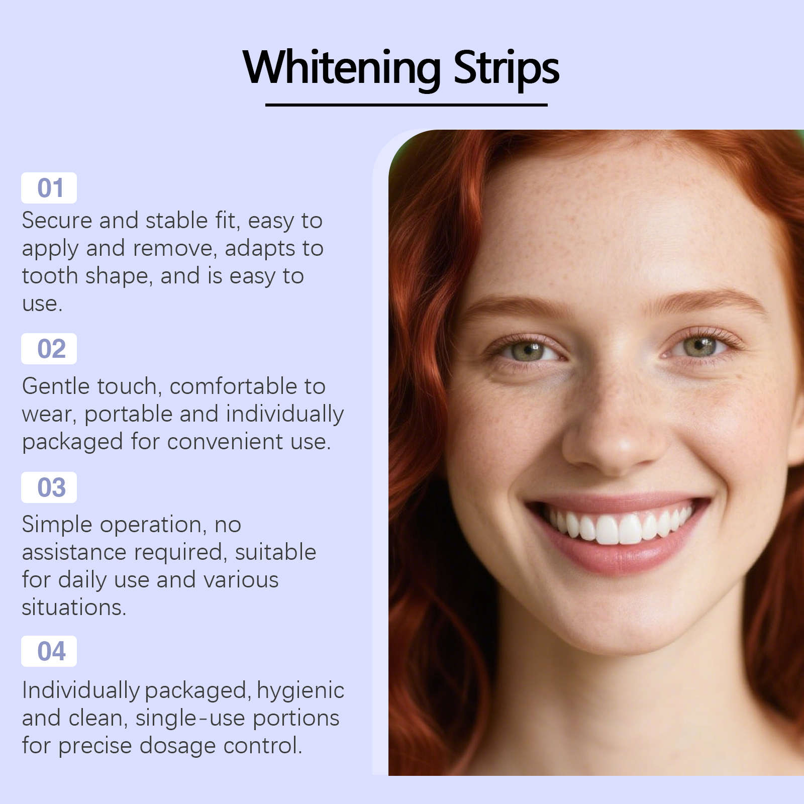 Purple Teeth Whitening Strips  - Teeth Whitening Hydrogen Peroxide reseña y precio