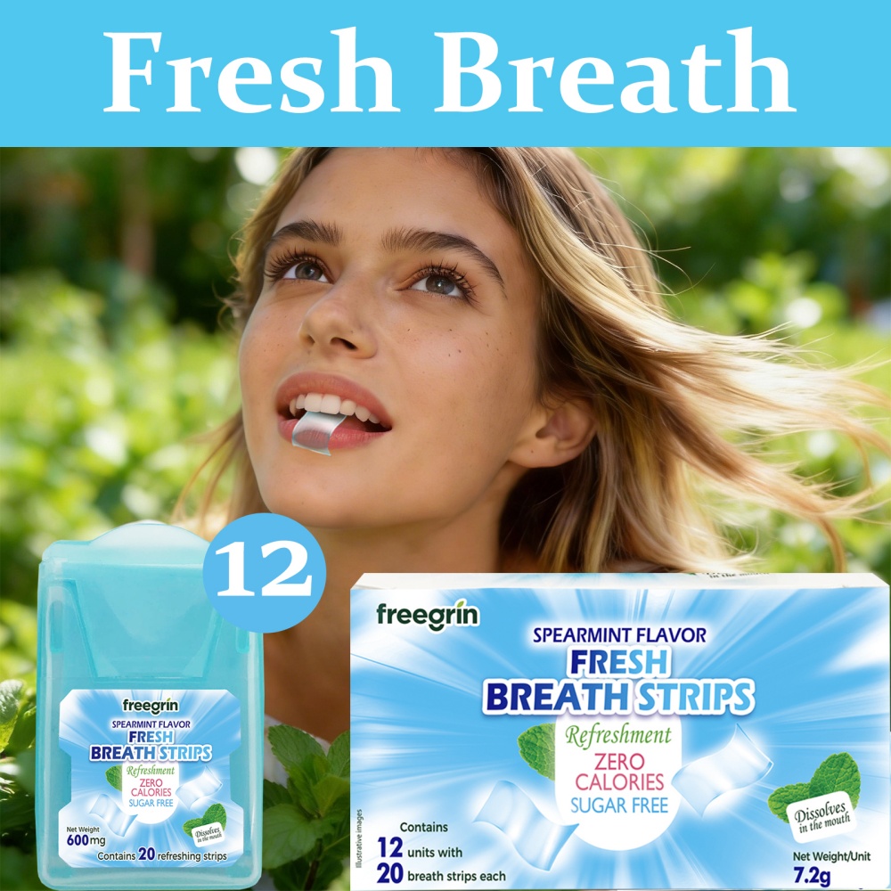 FREEGRIN Spearmint Flavored Fr - Teeth Whitening Fast reseña y precio
