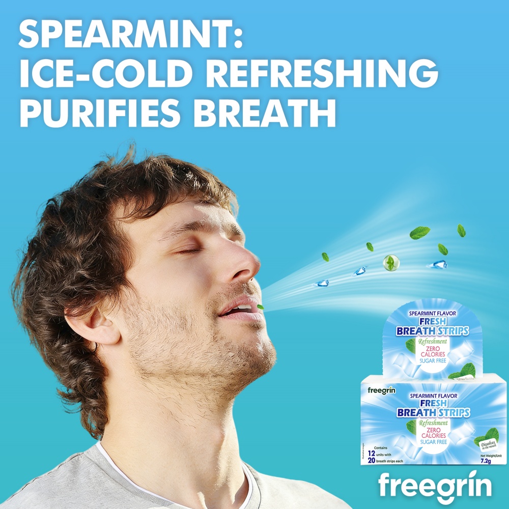 FREEGRIN Spearmint Flavored Fr - Teeth Whitening Fast reseña y precio