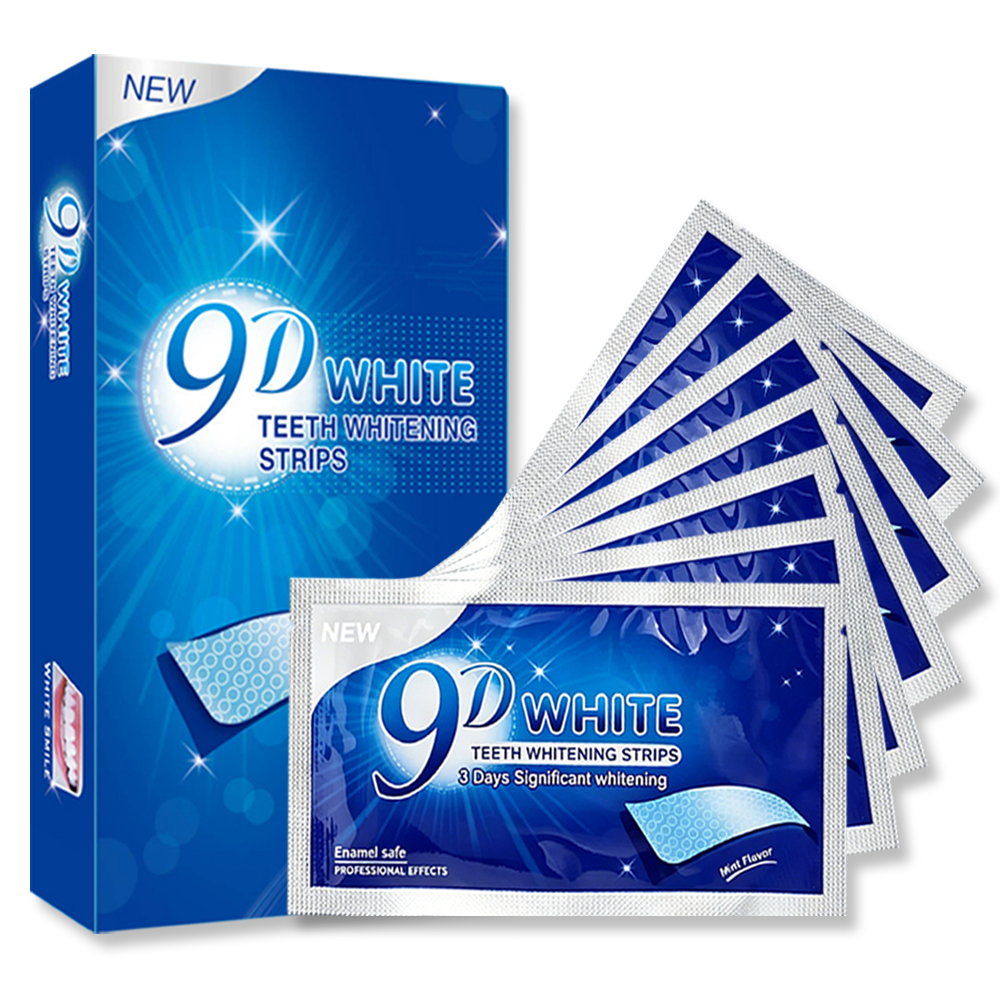 9D White Teeth Whitening Strip - Teeth Whitening Fast reseña y precio