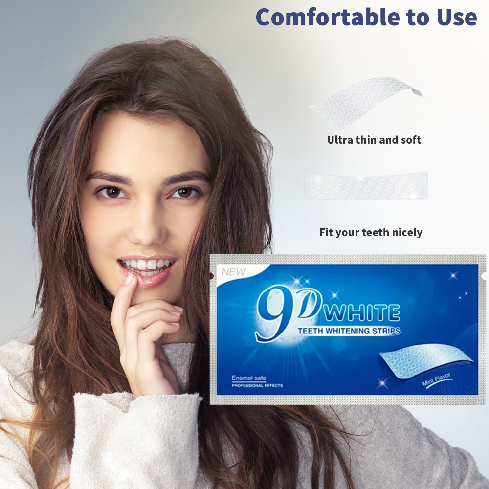 9D White Teeth Whitening Strip - Teeth Whitening Fast reseña y precio