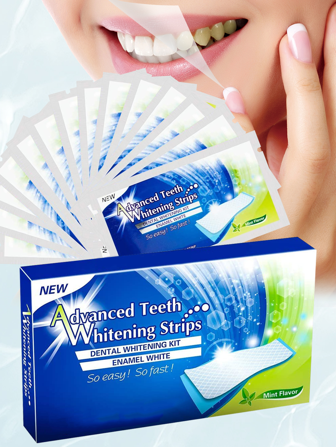 Advanced Teeth Whitening Strip - Teeth Whitening Fast reseña y precio