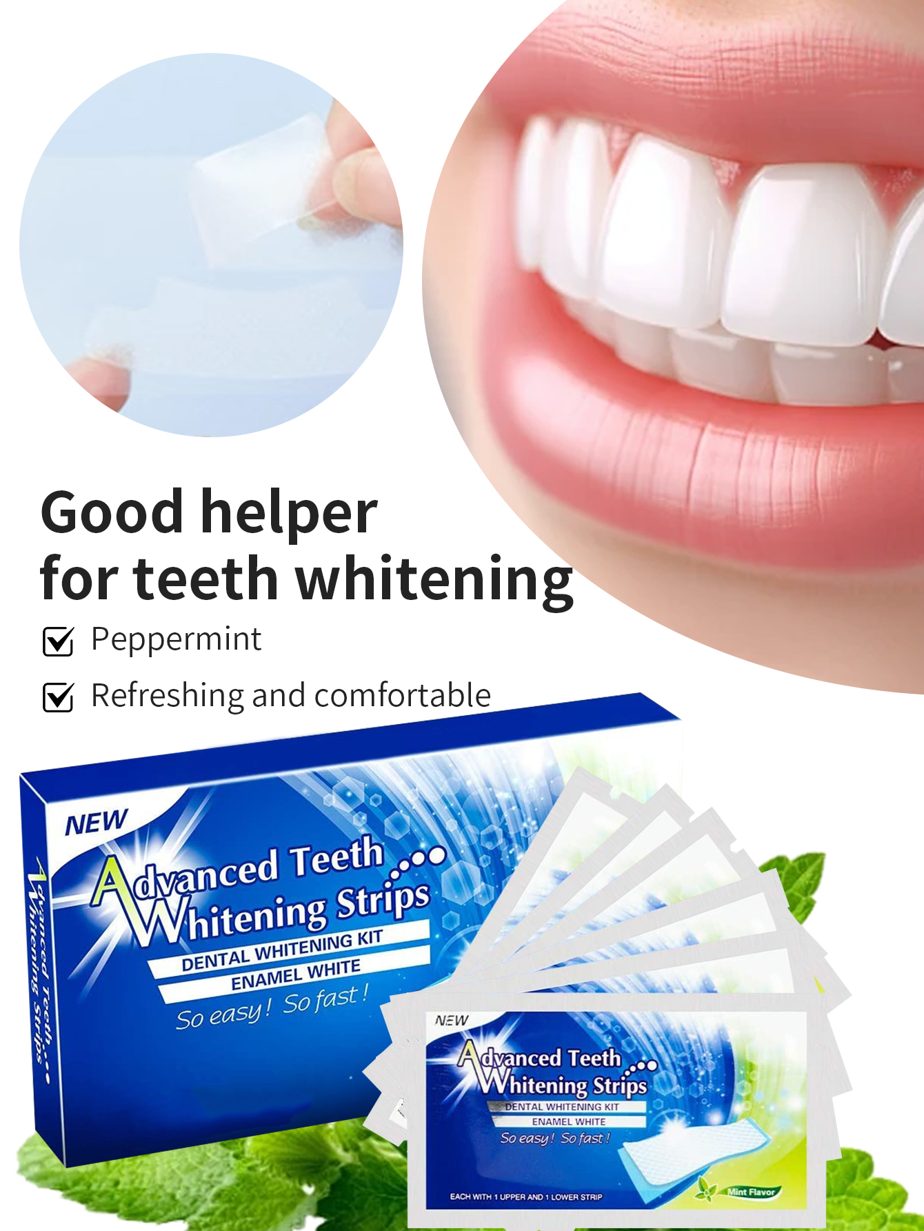 Advanced Teeth Whitening Strip - Teeth Whitening Fast reseña y precio