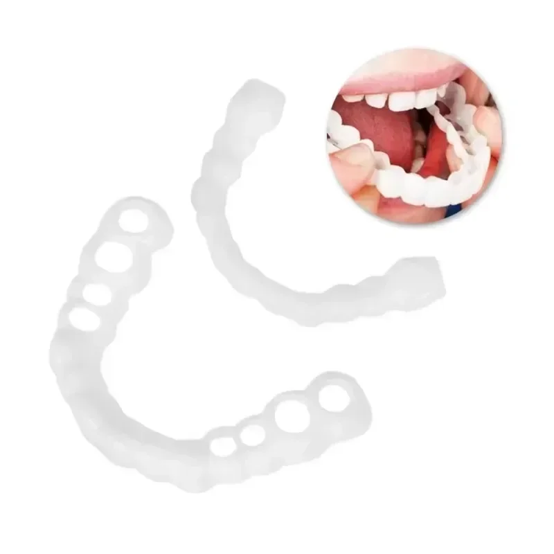 Fake Tooth Cover Perfect Fit T - Teeth Whitening Veneers reseña y precio