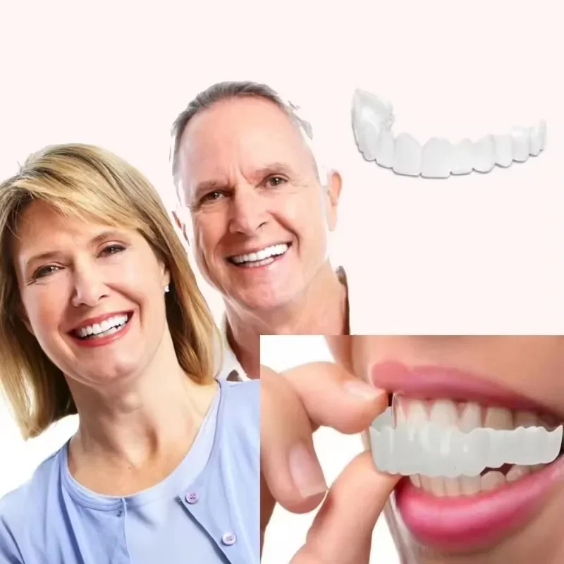Fake Tooth Cover Perfect Fit T - Teeth Whitening Veneers reseña y precio