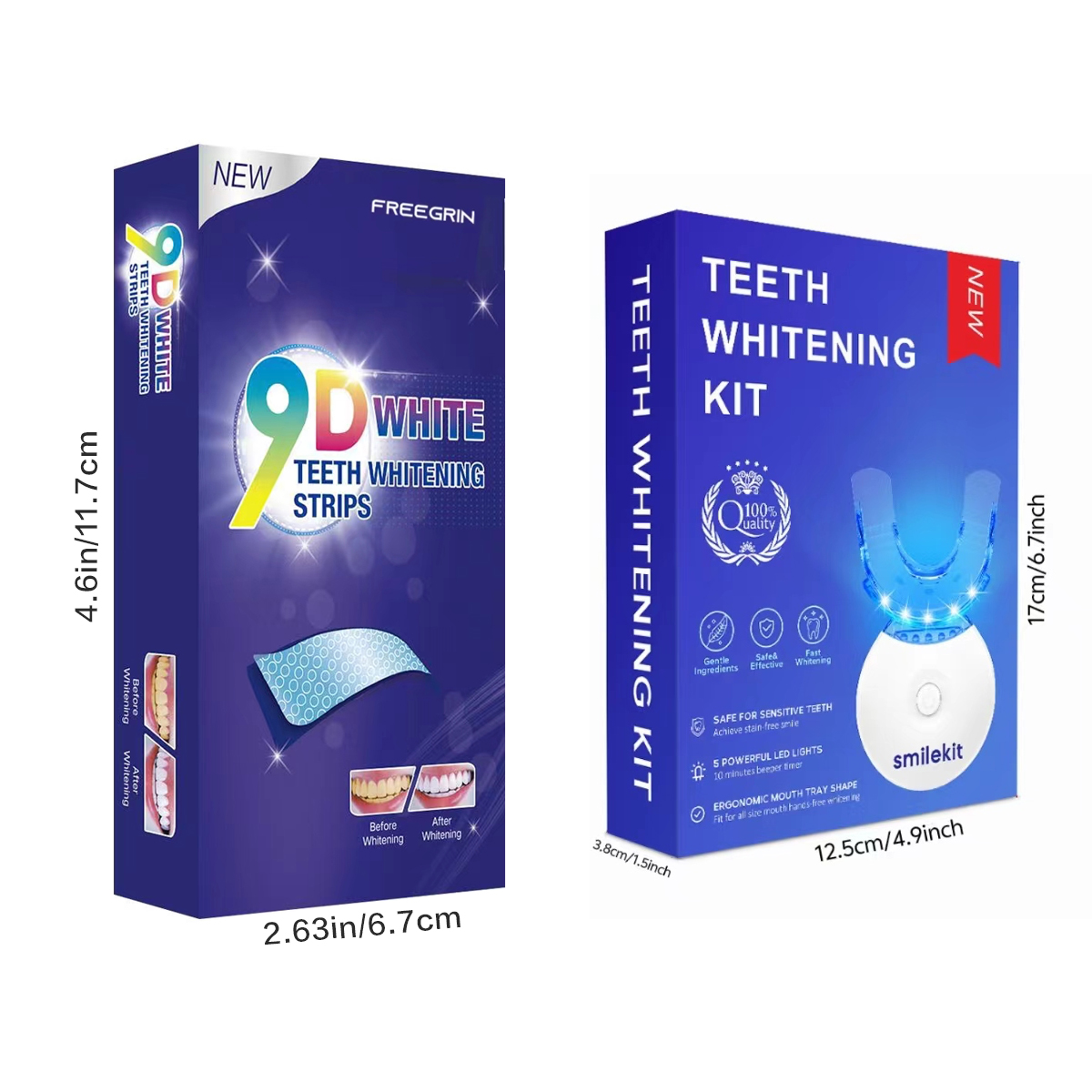 Teeth Whitening Kit - 5X LED L - Teeth Whitening Hydrogen Peroxide reseña y precio