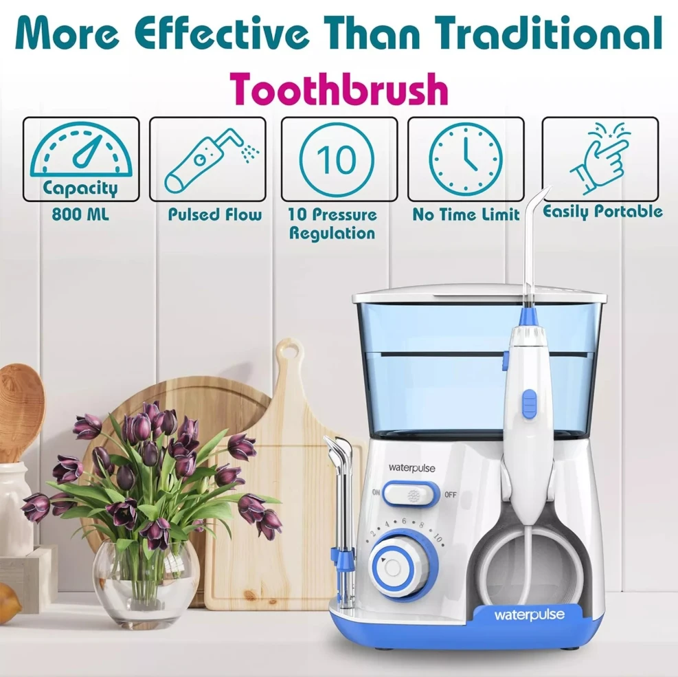 Waterpulse V300 Electric Water - Water Flosser Cordless reseña y precio