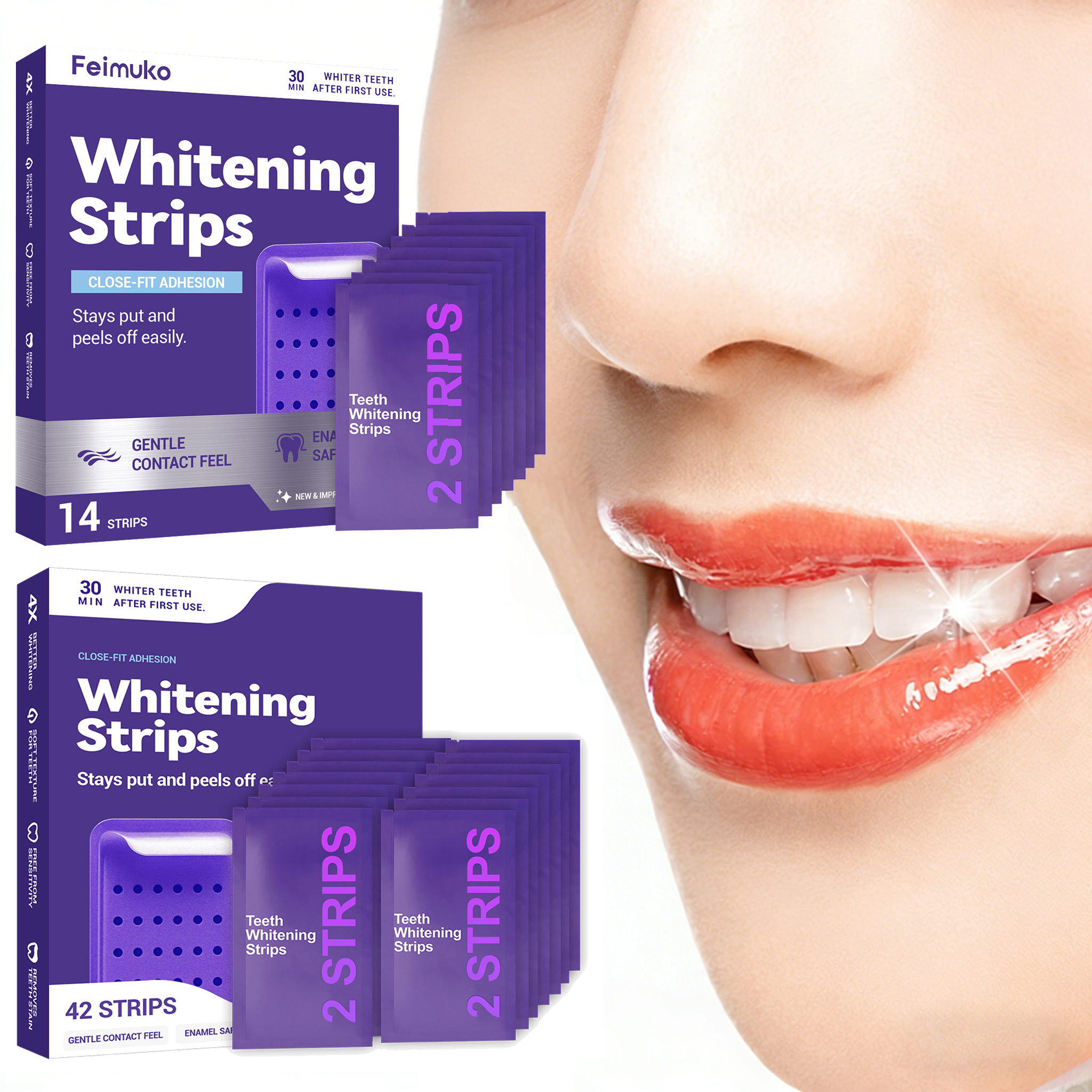 Purple Teeth Whitening Strips  - Teeth Whitening Quotes reseña y precio