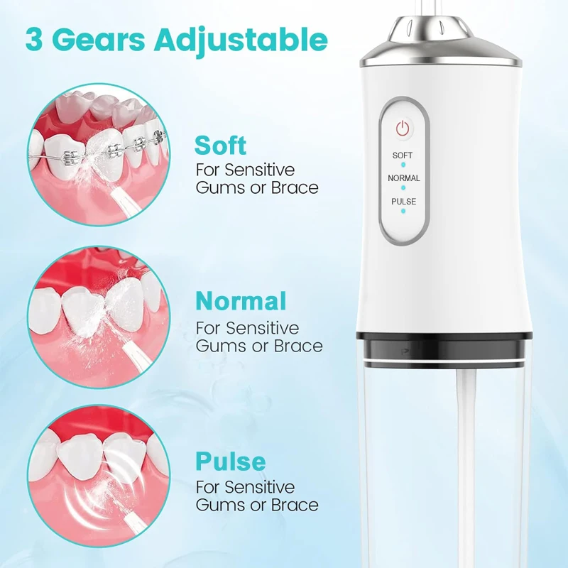 Portable Dental Water Flosser  - Water Flosser Cordless reseña y precio