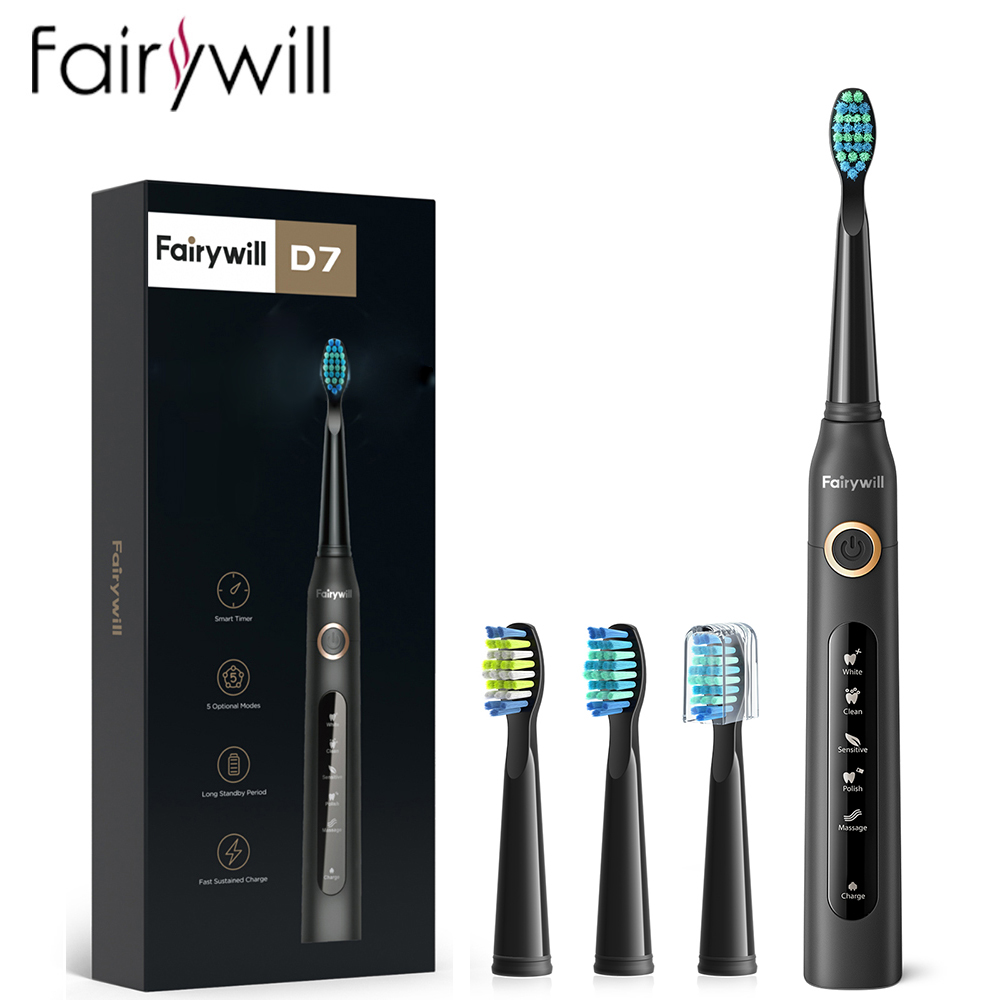 Fairywill Electric Sonic Tooth - Teeth Whitening Toothbrush reseña y precio