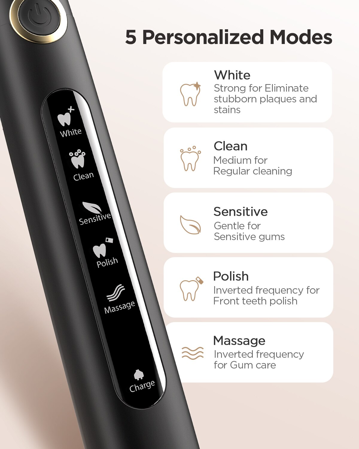 Fairywill Electric Sonic Tooth - Teeth Whitening Toothbrush reseña y precio
