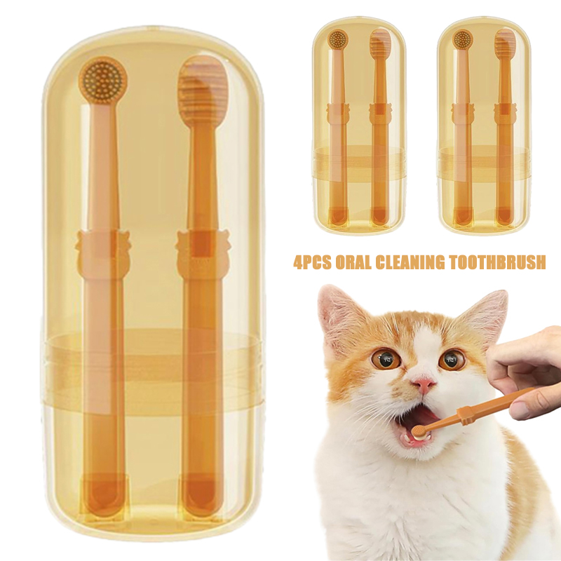 Teeth Whitening Dog Cat Silico - Teeth Whitening Toothbrush reseña y precio
