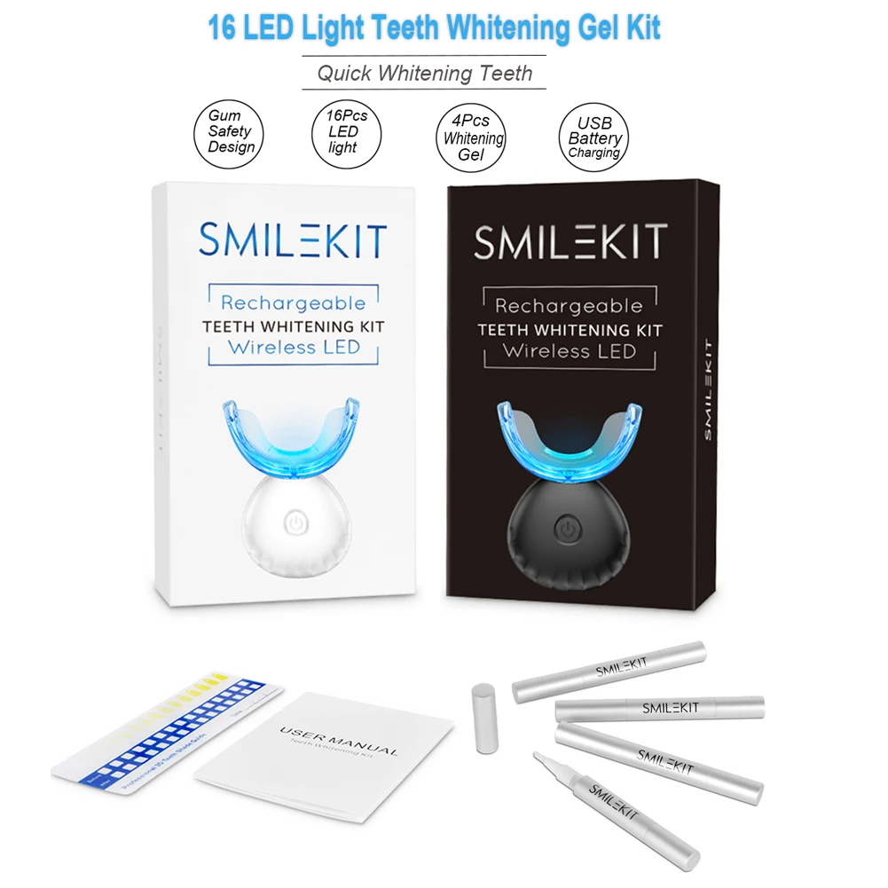 Dental Teeth Whitening Kit Min - Teeth Whitening Hydrogen Peroxide reseña y precio