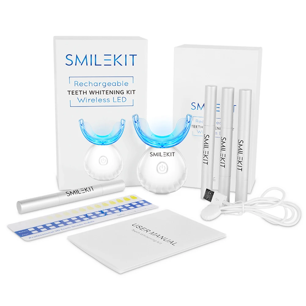 Dental Teeth Whitening Kit Min - Teeth Whitening Hydrogen Peroxide reseña y precio