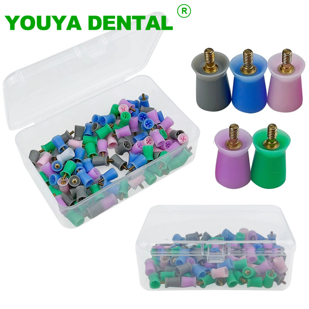 100pcs/Box Dental Prophylaxis  - Teeth Whitening Toothbrush reseña y precio