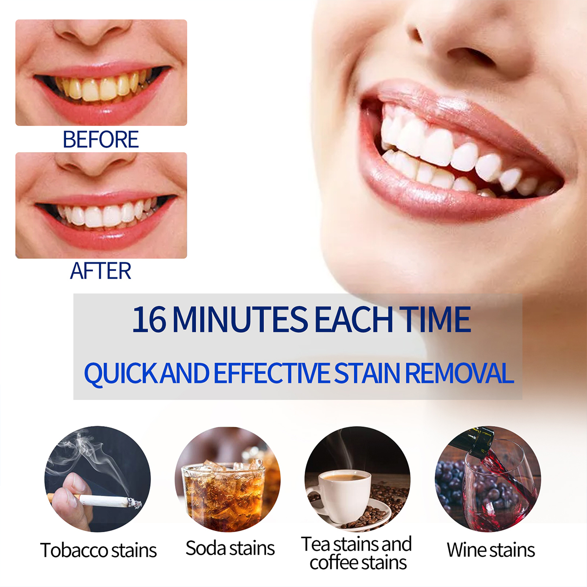 Portable Teeth Whitening Lamp  - Teeth Whitening Hydrogen Peroxide reseña y precio