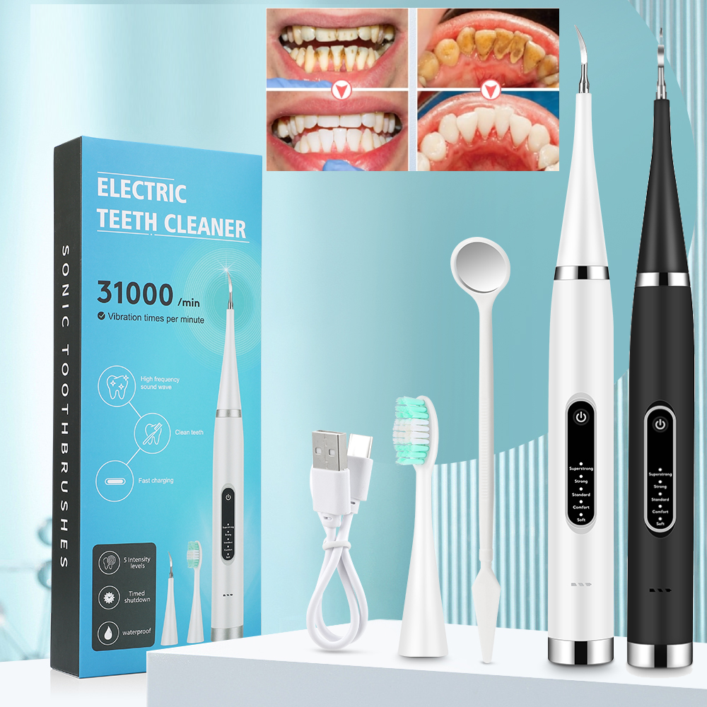 Electric Teeth Cleaner Sonic D - Teeth Whitening Toothbrush reseña y precio