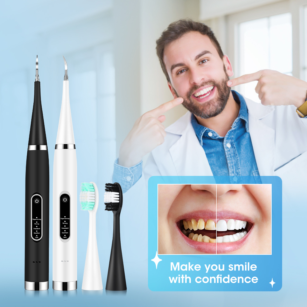 Electric Teeth Cleaner Sonic D - Teeth Whitening Toothbrush reseña y precio