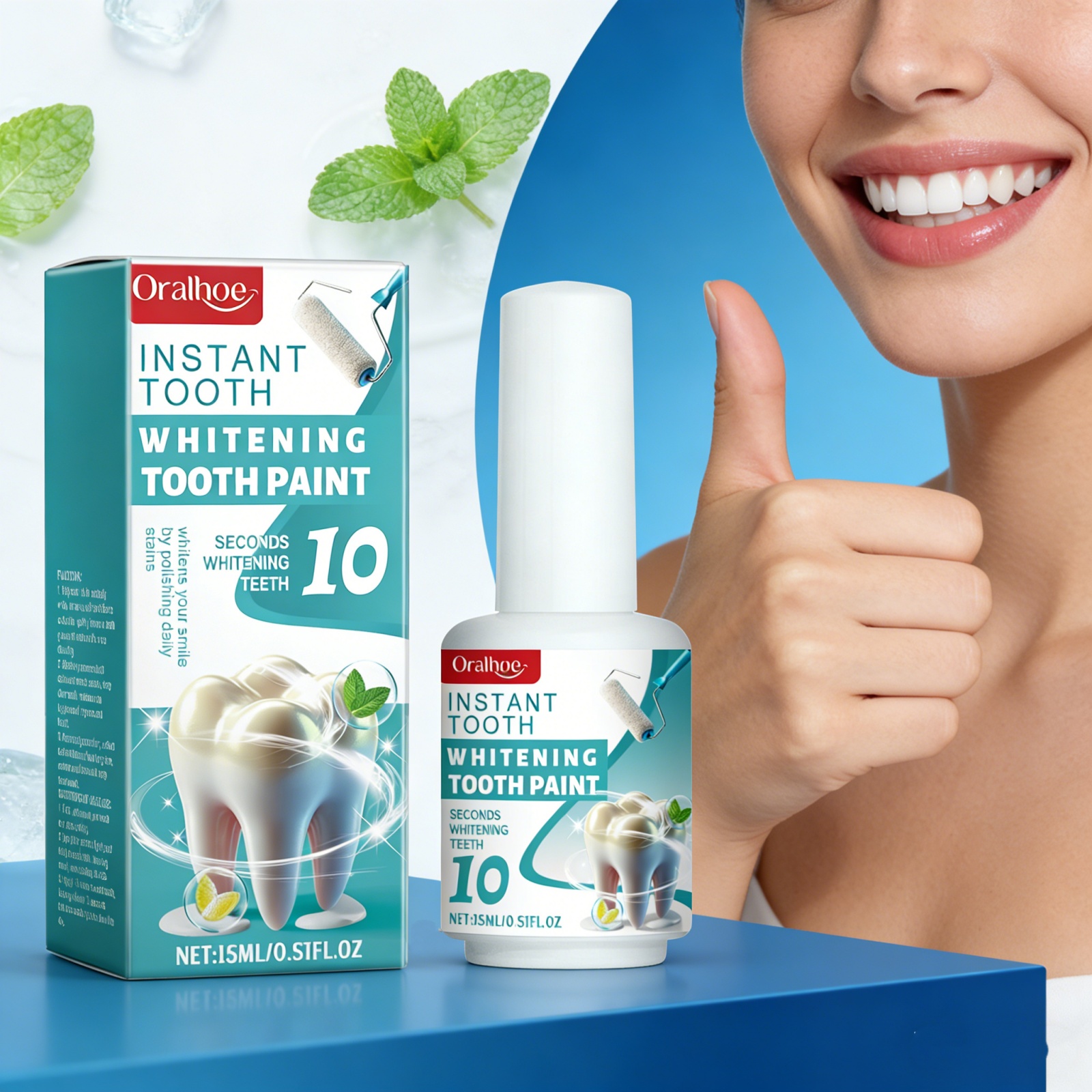 Instant Teeth Whitening Paint  - Teeth Whitening Fast reseña y precio